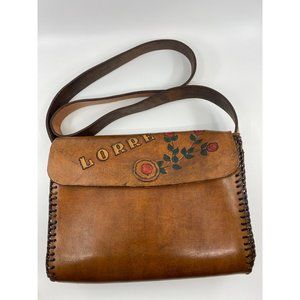 Vintage Cowhide Handmade Ladies Saddlebag Purse